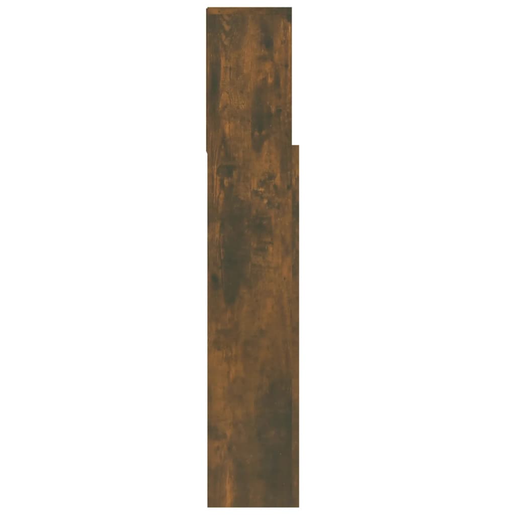 Armoire de tête de lit Chêne fumé 100x19x103,5 cm - XIOS