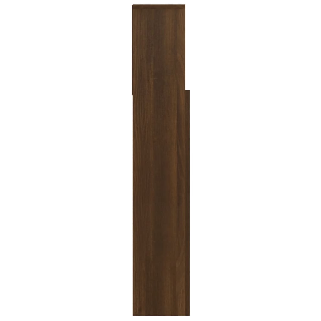 Armoire de tête de lit Chêne marron 100x19x103,5 cm - XIOS