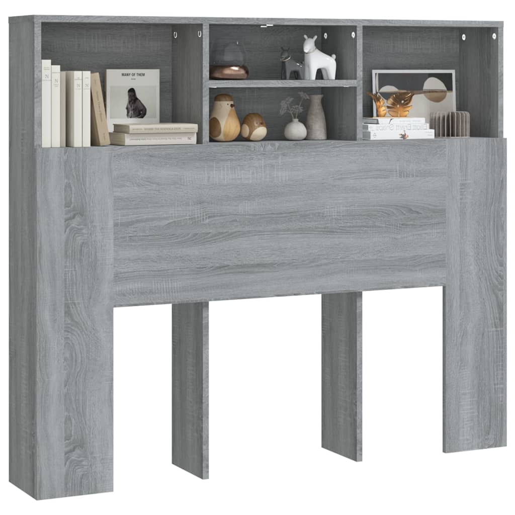 Armoire de tête de lit Sonoma gris 120x19x103,5 cm - XIOS