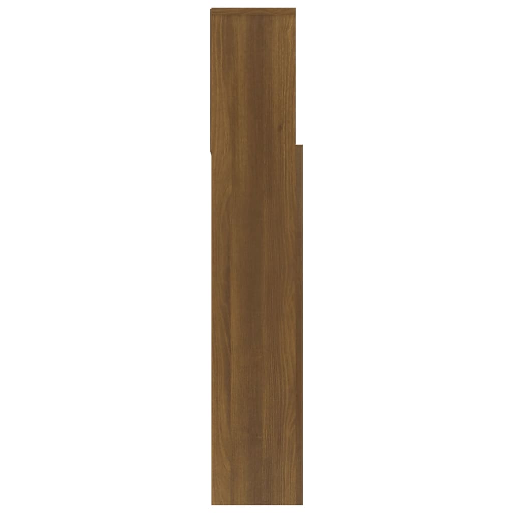 Armoire de tête de lit Chêne marron 120x19x103,5 cm - XIOS