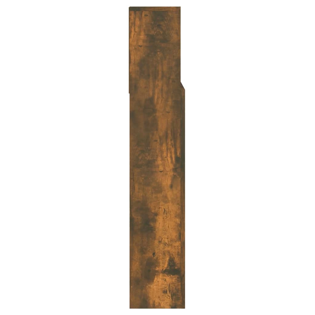 Armoire de tête de lit Chêne fumé 140x19x103,5 cm - XIOS