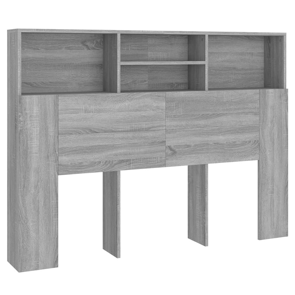 Armoire de tête de lit Sonoma gris 140x19x103,5 cm - XIOS
