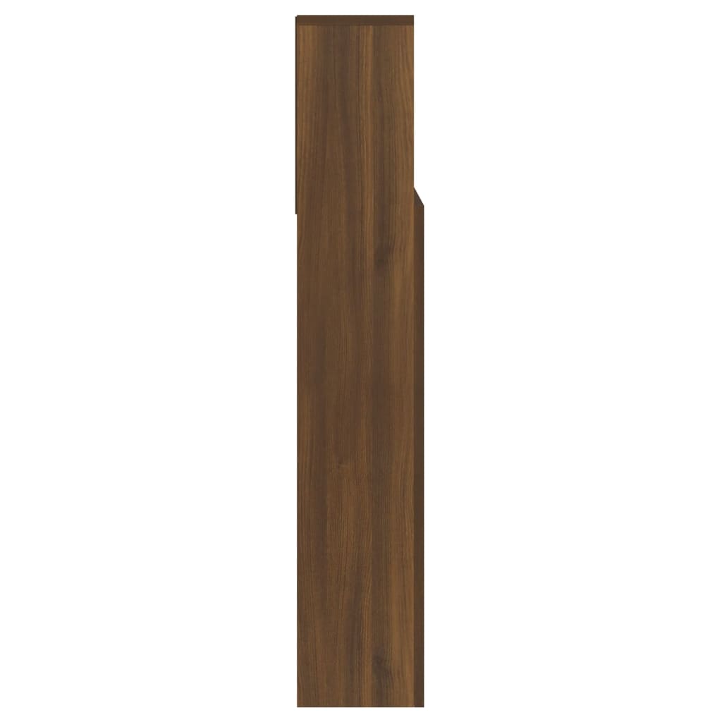 Armoire de tête de lit Chêne marron 140x19x103,5 cm - XIOS