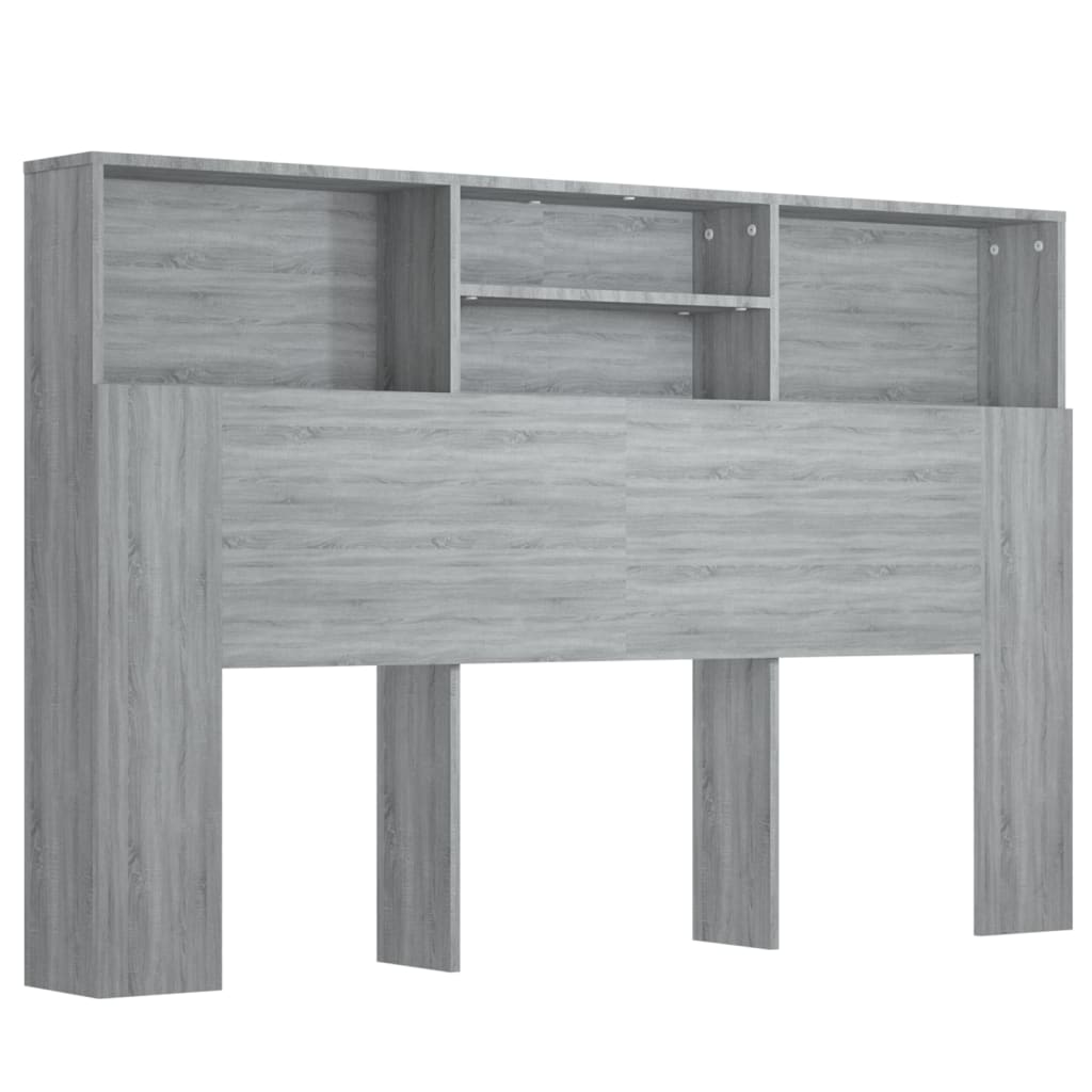 Armoire de tête de lit Sonoma gris 160x19x103,5 cm - XIOS