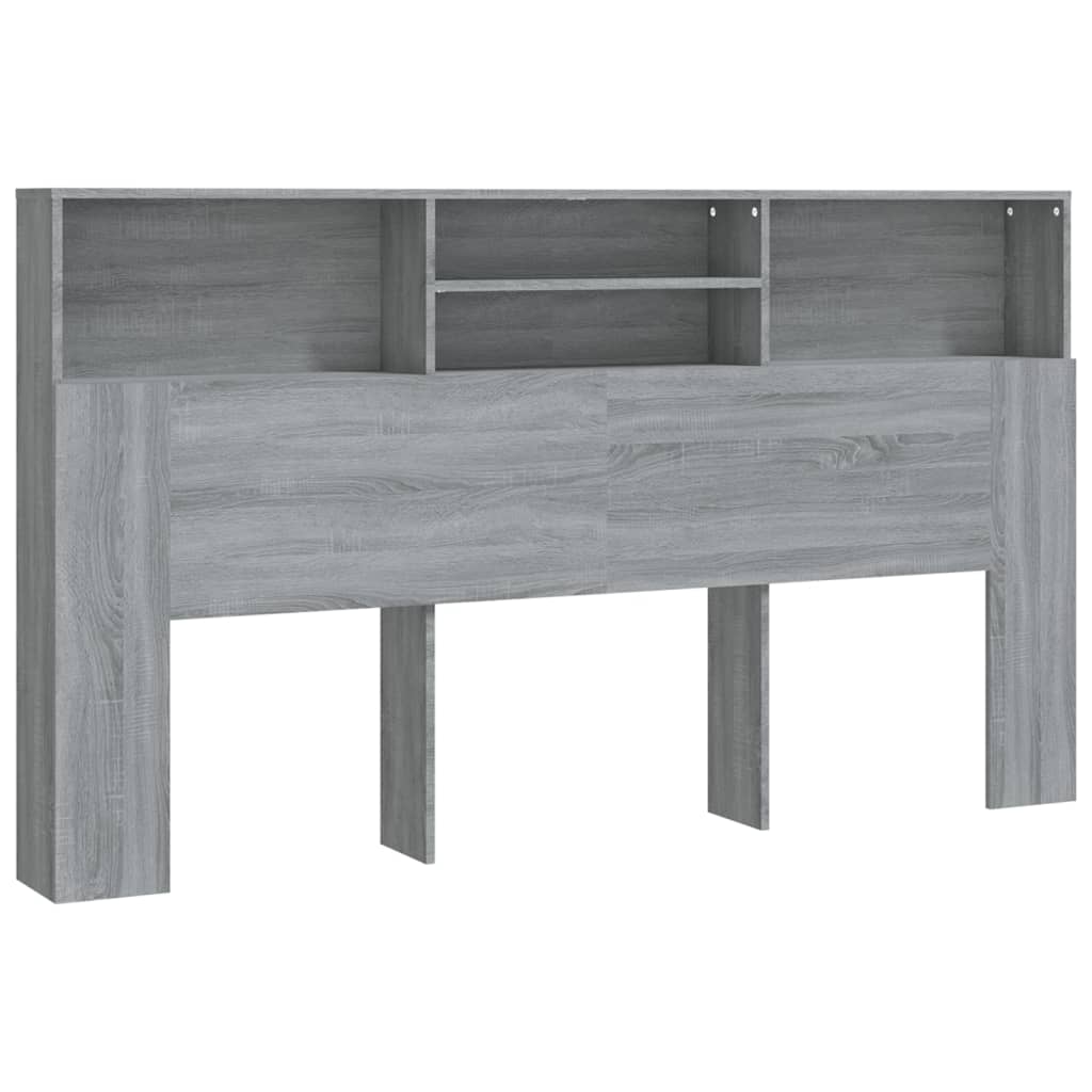 Armoire de tête de lit Sonoma gris 180x19x103,5 cm - XIOS