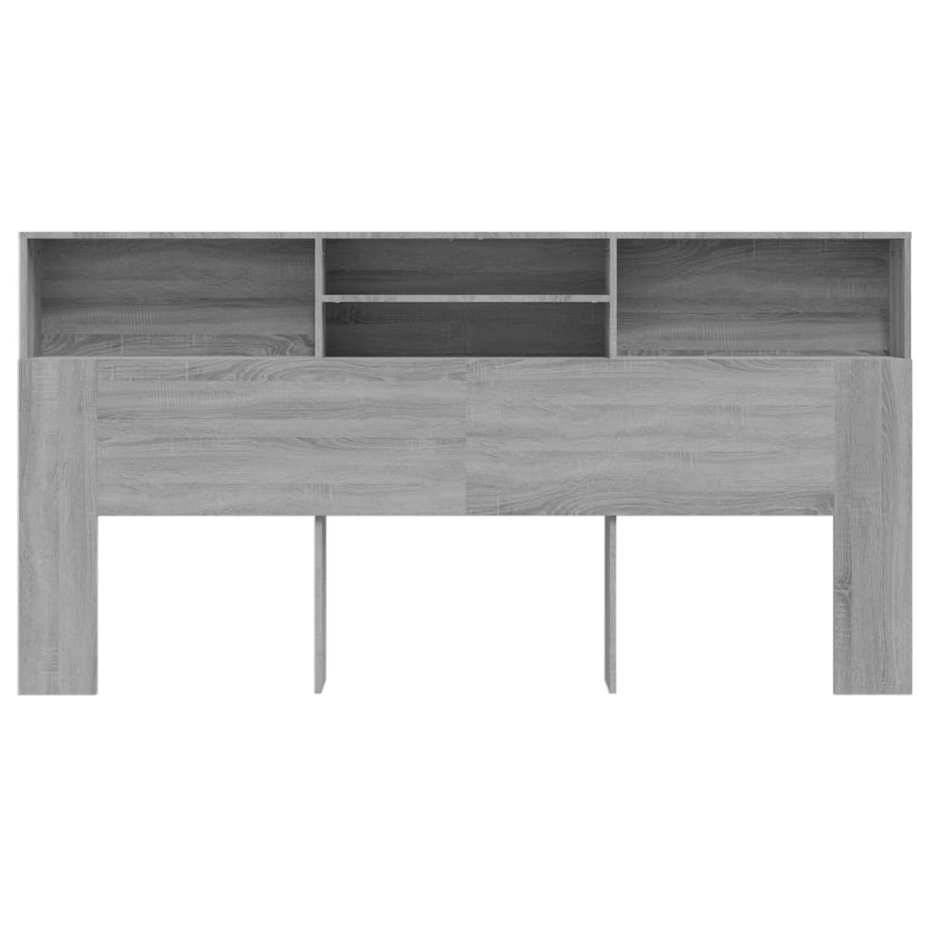 Armoire de tête de lit Sonoma gris 200x19x103,5 cm - XIOS