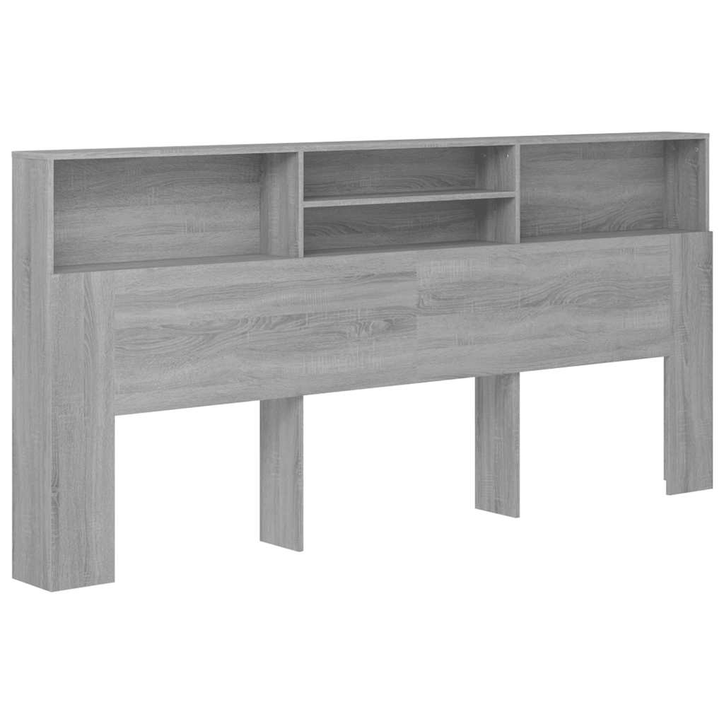 Armoire de tête de lit Sonoma gris 220x19x103,5 cm - XIOS