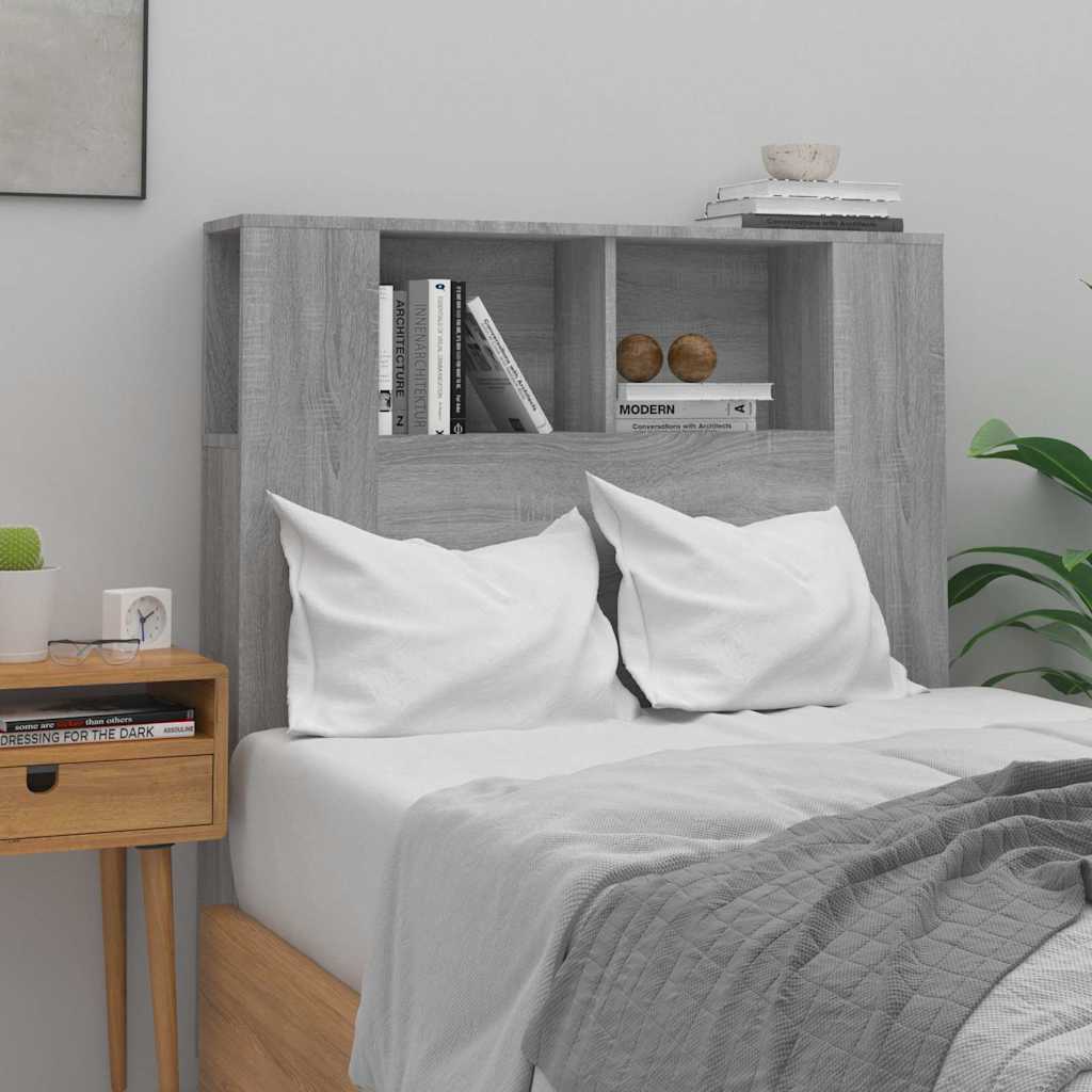 Armoire de tête de lit Sonoma gris 100x18,5x102,5 cm - XIOS
