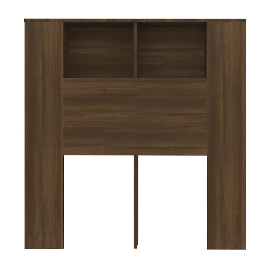 Armoire de tête de lit Chêne marron 100x18,5x102,5 cm - XIOS