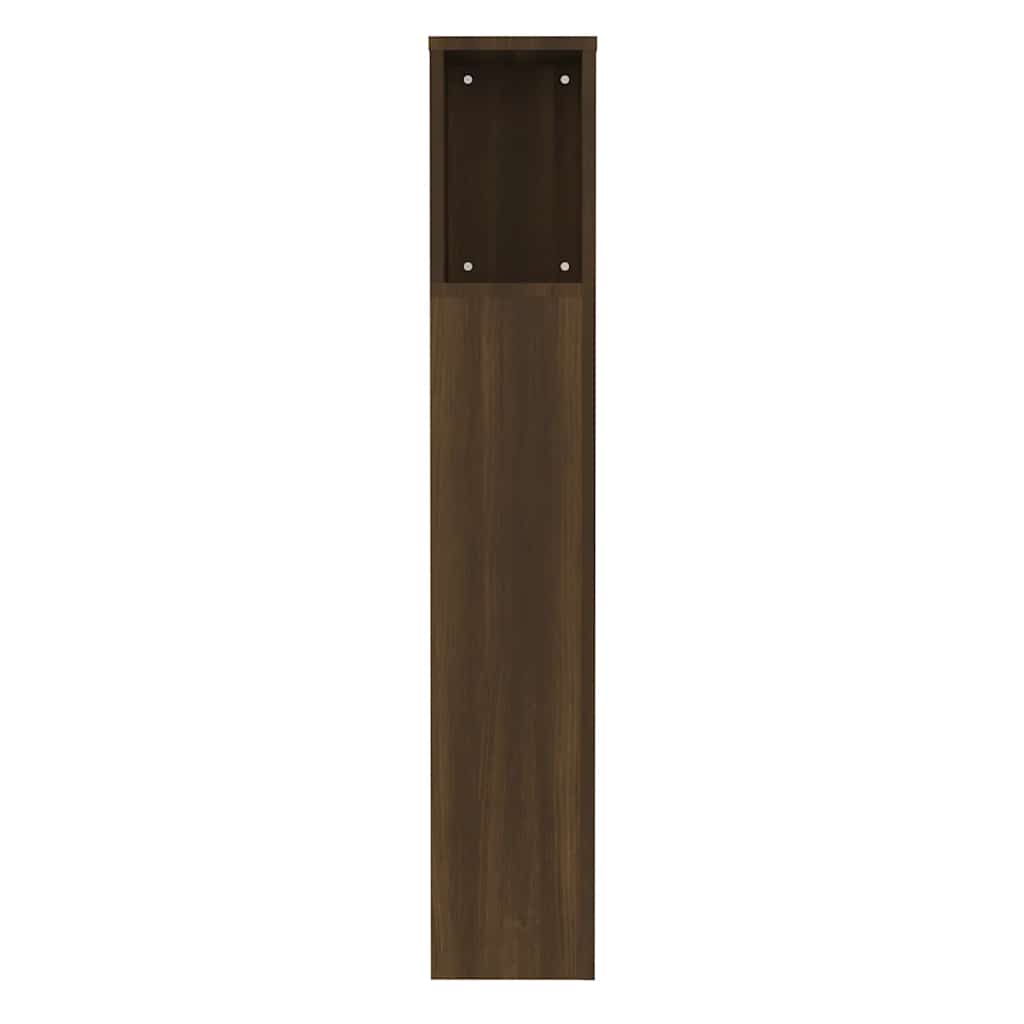 Armoire de tête de lit Chêne marron 100x18,5x102,5 cm - XIOS
