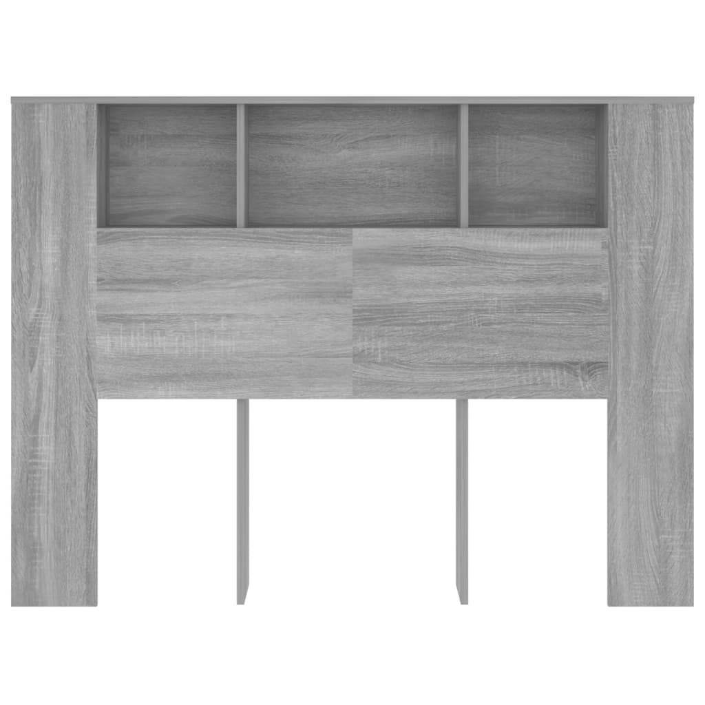 Armoire de tête de lit Sonoma gris 140x18,5x104,5 cm - XIOS