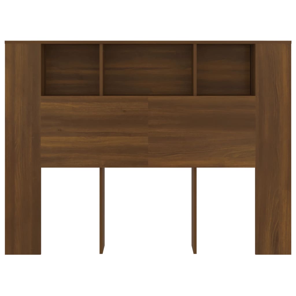 Armoire de tête de lit Chêne marron 140x18,5x104,5 cm - XIOS