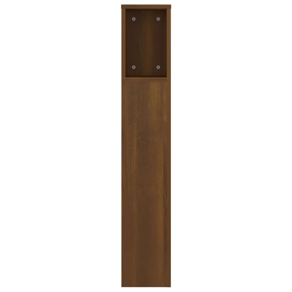 Armoire de tête de lit Chêne marron 140x18,5x104,5 cm - XIOS