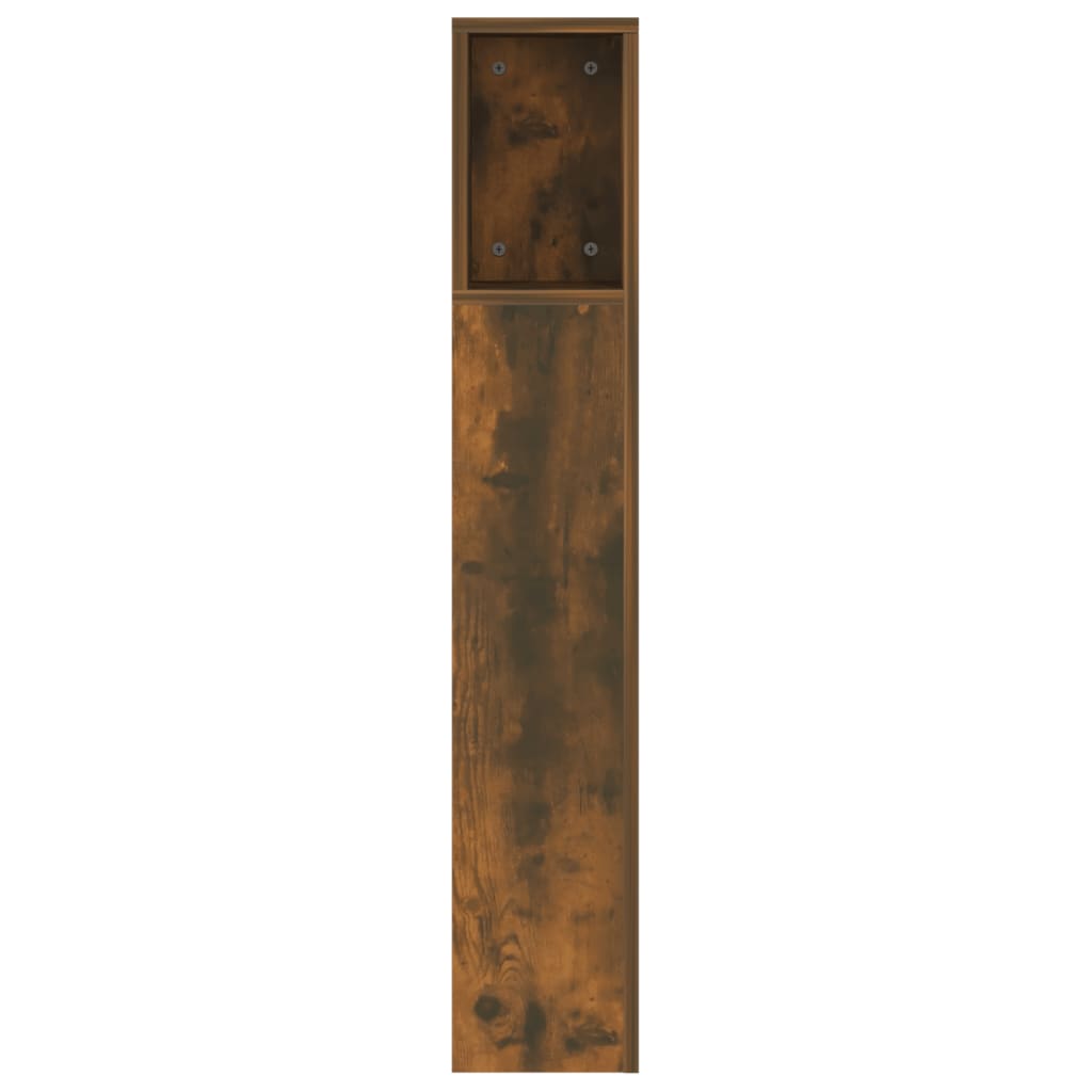 Armoire de tête de lit chêne fumé 160x18,5x104,5 cm - XIOS