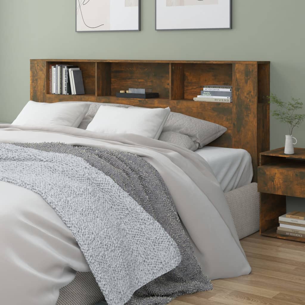 Armoire de tête de lit 200x18,5x104,5 cm bois d'ingénierie - XIOS