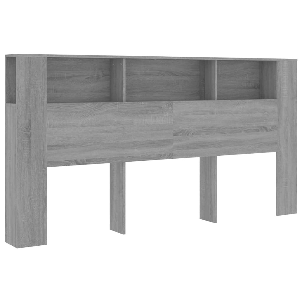 Armoire de tête de lit Sonoma gris 200x18,5x104,5 cm - XIOS