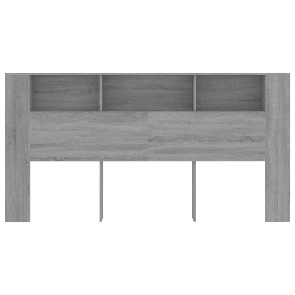 Armoire de tête de lit Sonoma gris 200x18,5x104,5 cm - XIOS