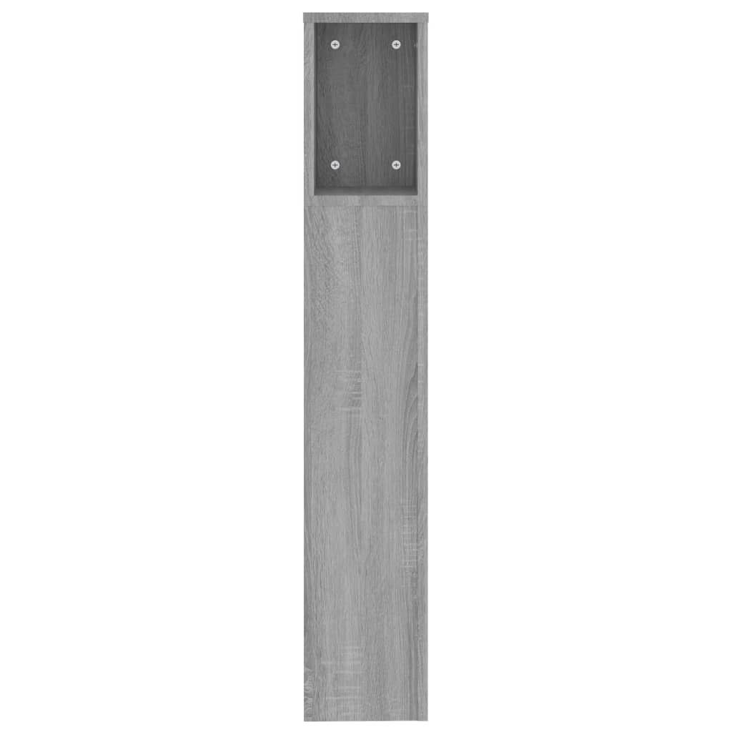 Armoire de tête de lit Sonoma gris 200x18,5x104,5 cm - XIOS
