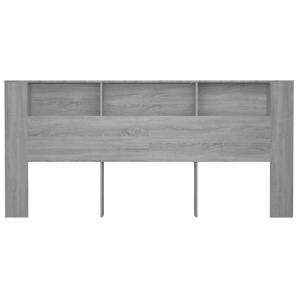 Armoire de tête de lit Sonoma gris 220x18,5x104,5 cm - XIOS