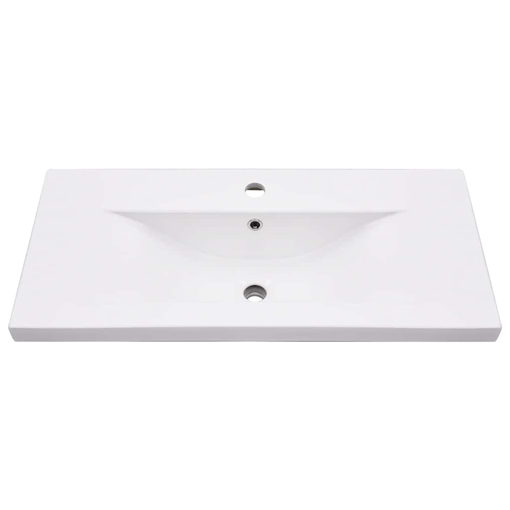 Cadre de lavabo de salle de bain vasque à encastrer Blanc Fer - XIOS