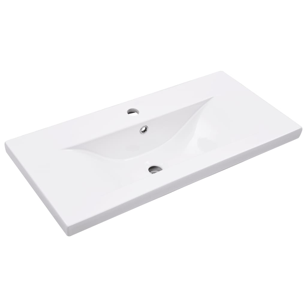 Cadre de lavabo de salle de bain vasque à encastrer Noir Fer - XIOS