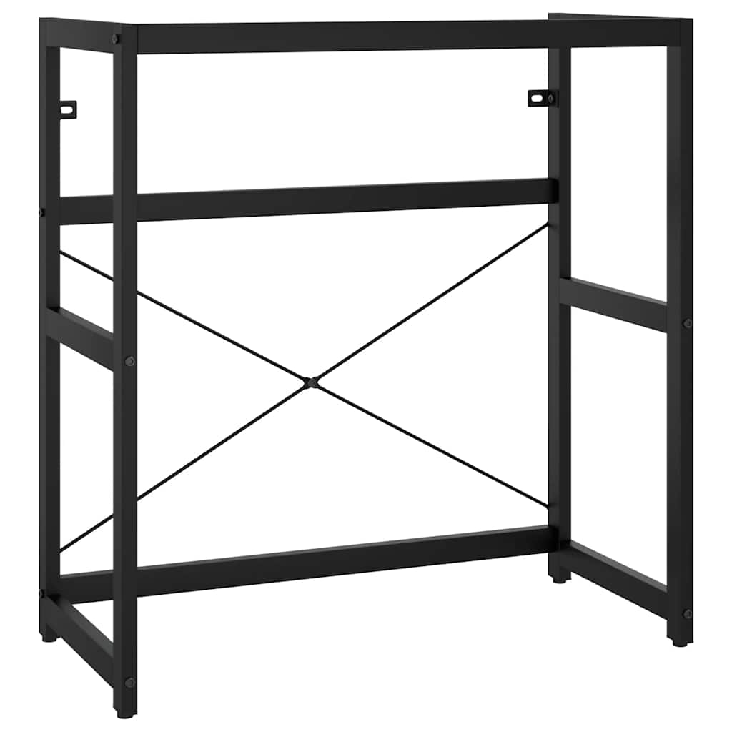 Cadre de lavabo de salle de bain vasque à encastrer Noir Fer - XIOS