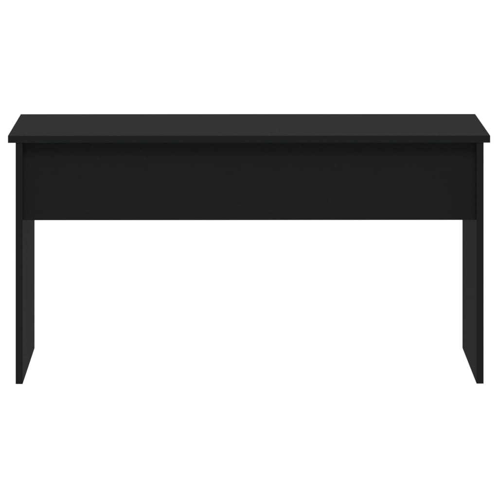 Table basse noir 102x50,5x52,5 cm bois d'ingénierie