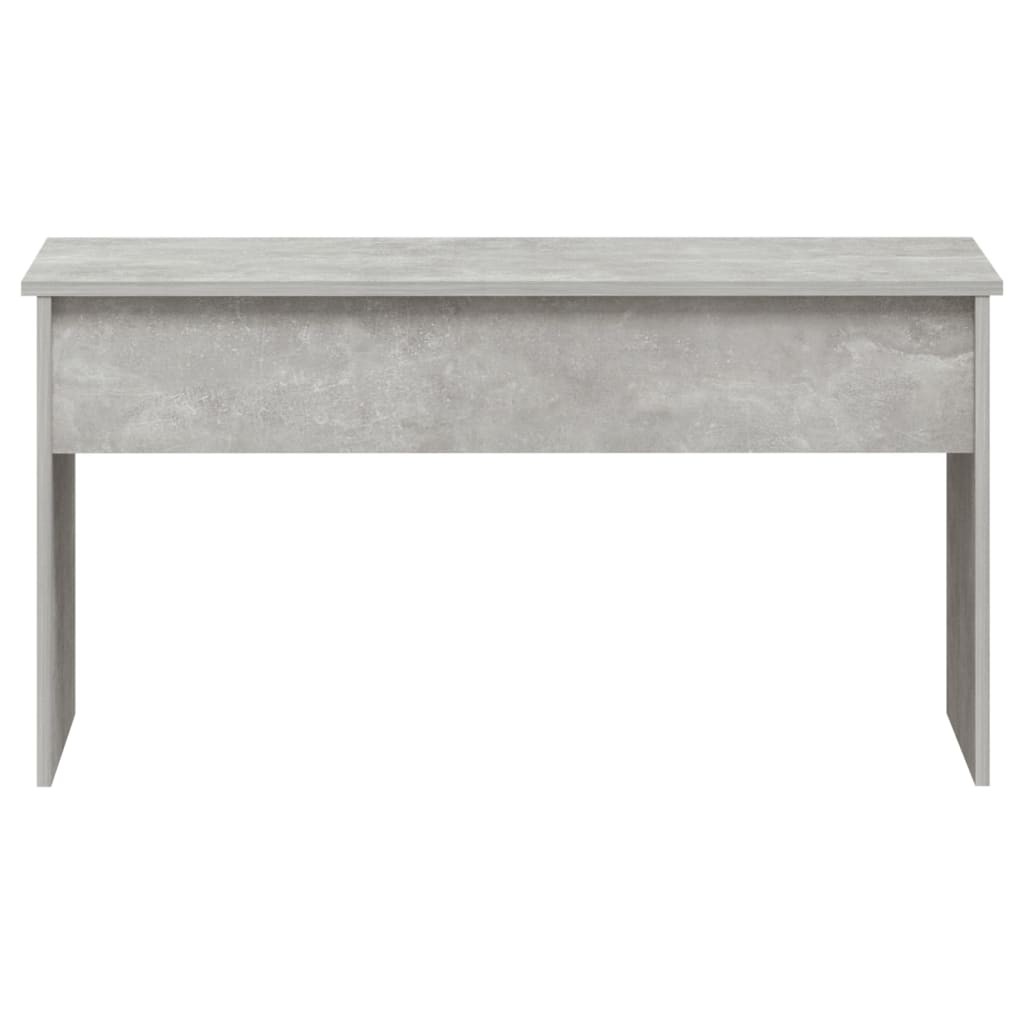 Table basse gris béton 102x50,5x52,5 cm bois d'ingénierie - XIOS