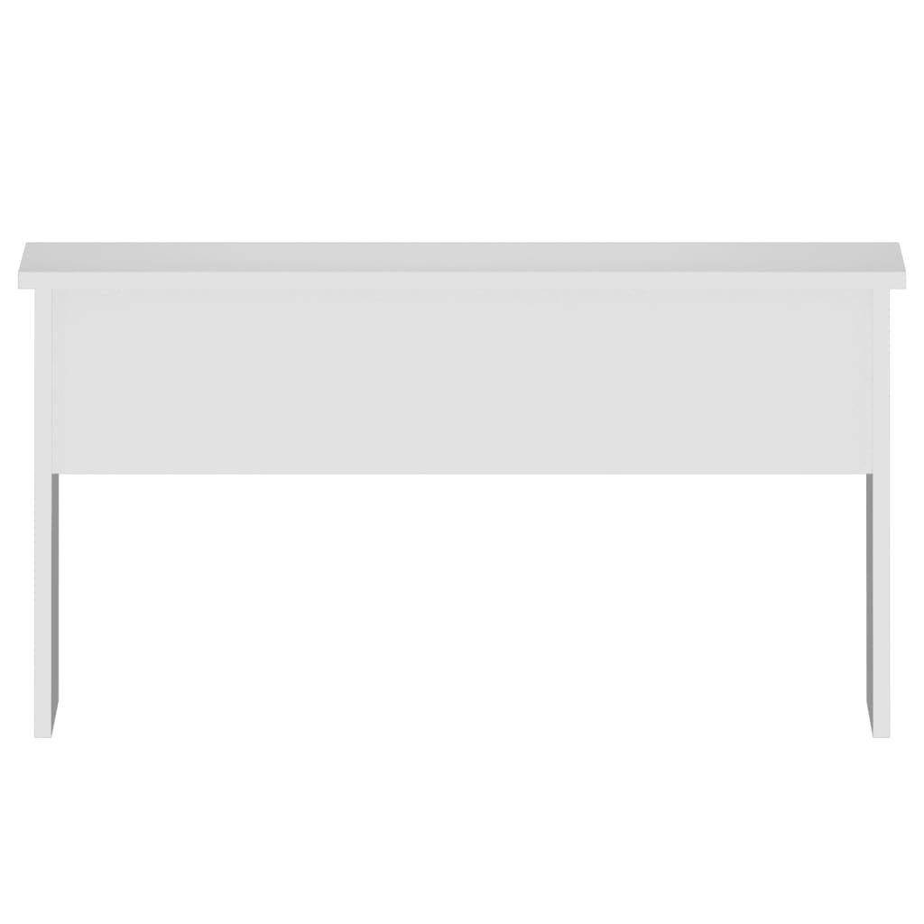 Table basse Blanc 80x50,5x41,5 cm Bois d'ingénierie
