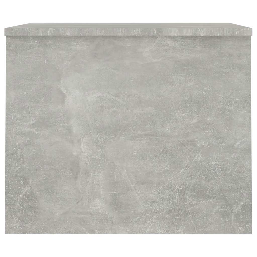 Table basse gris béton 80x50,5x41,5 cm bois d'ingénierie - XIOS