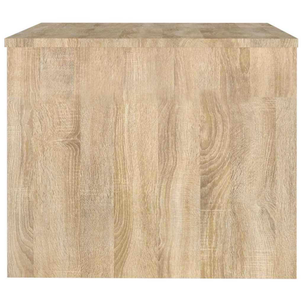 Table basse Chêne sonoma 80x50x40 cm Bois d'ingénierie - XIOS
