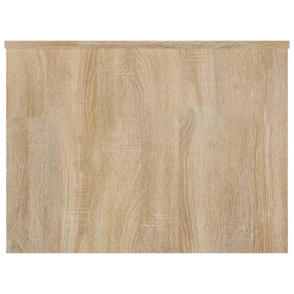 Table basse chêne sonoma 80x55,5x41,5 cm bois d'ingénierie - XIOS