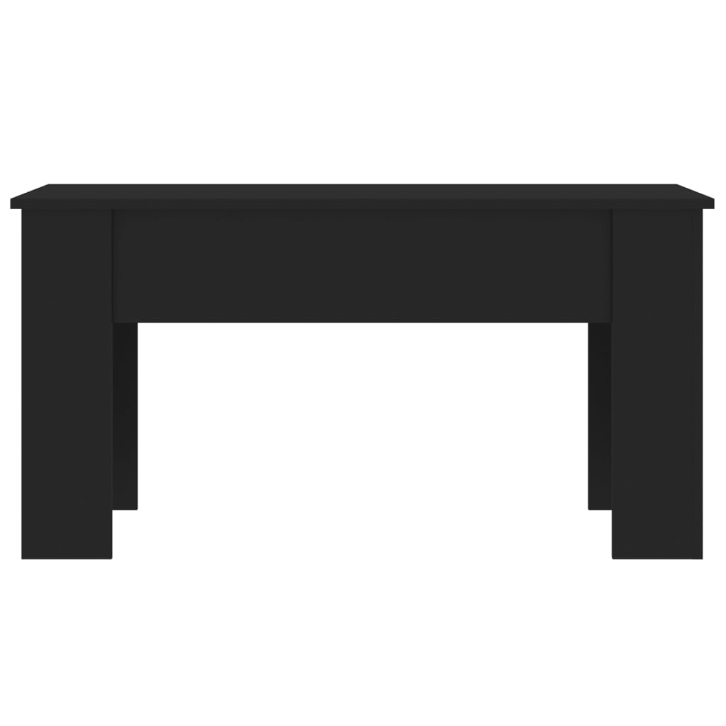 Table basse noir 101x49x52 cm bois d'ingénierie - XIOS