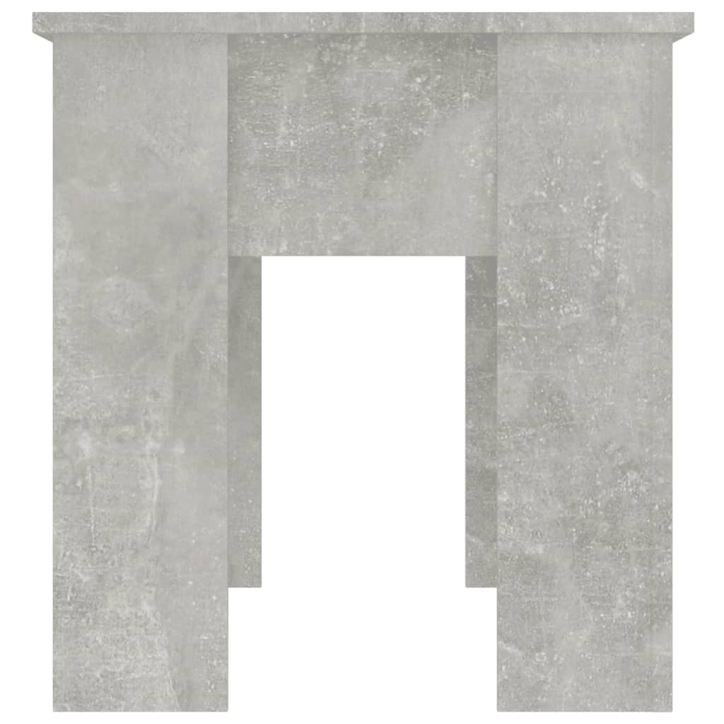 Table basse gris béton 101x49x52 cm bois d'ingénierie - XIOS