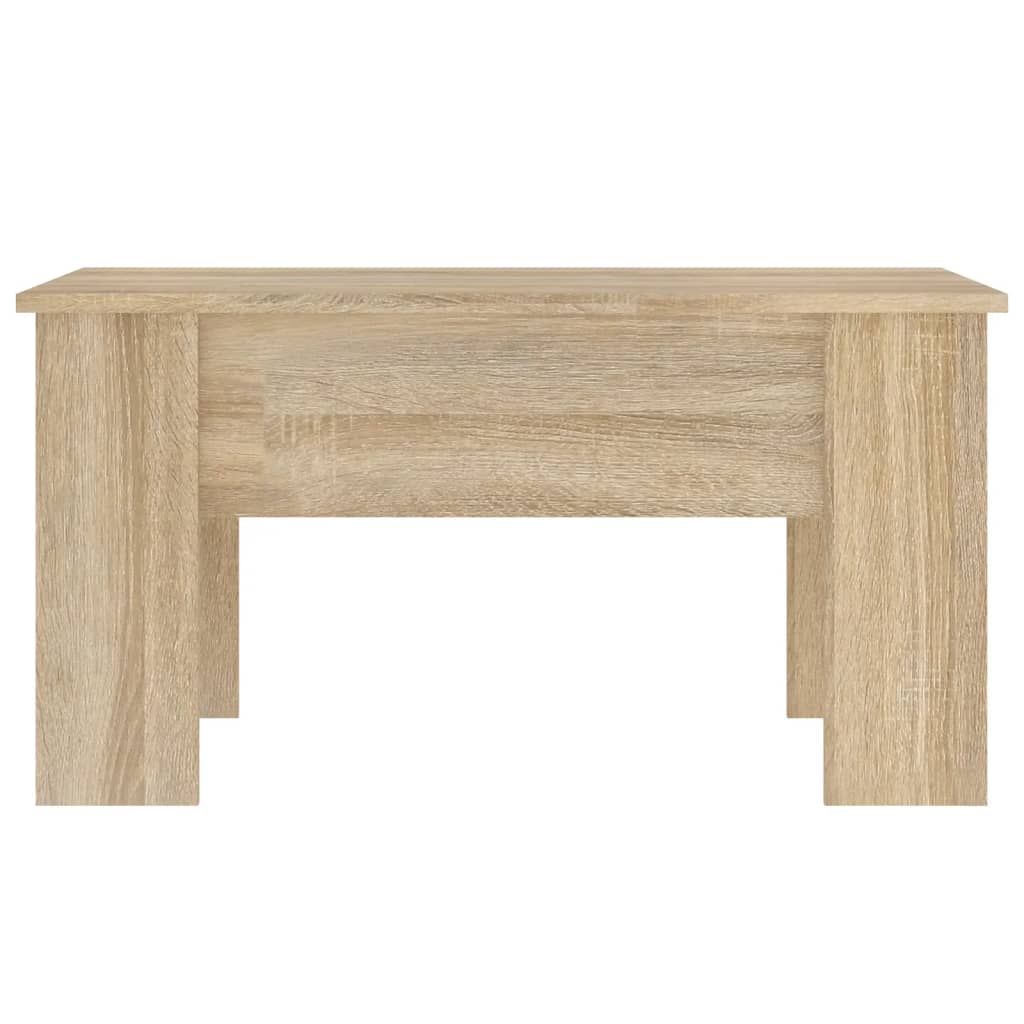 Table basse chêne sonoma 79x49x41 cm bois d'ingénierie - XIOS