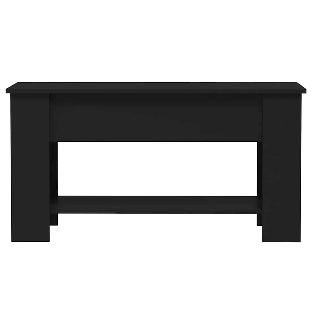 Table basse noir 101x49x52 cm bois d'ingénierie - XIOS