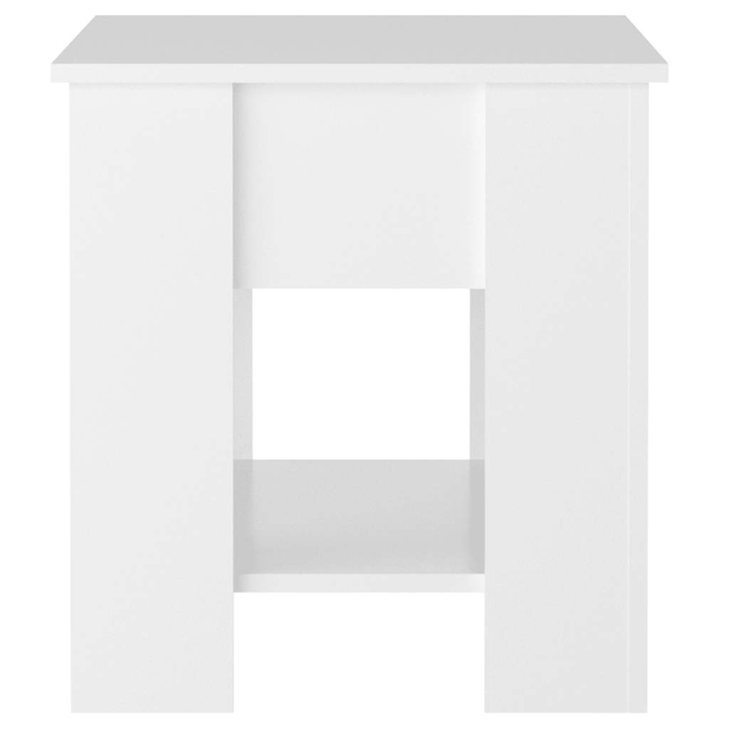 Table basse blanc brillant 101x49x52 cm bois d'ingénierie - XIOS