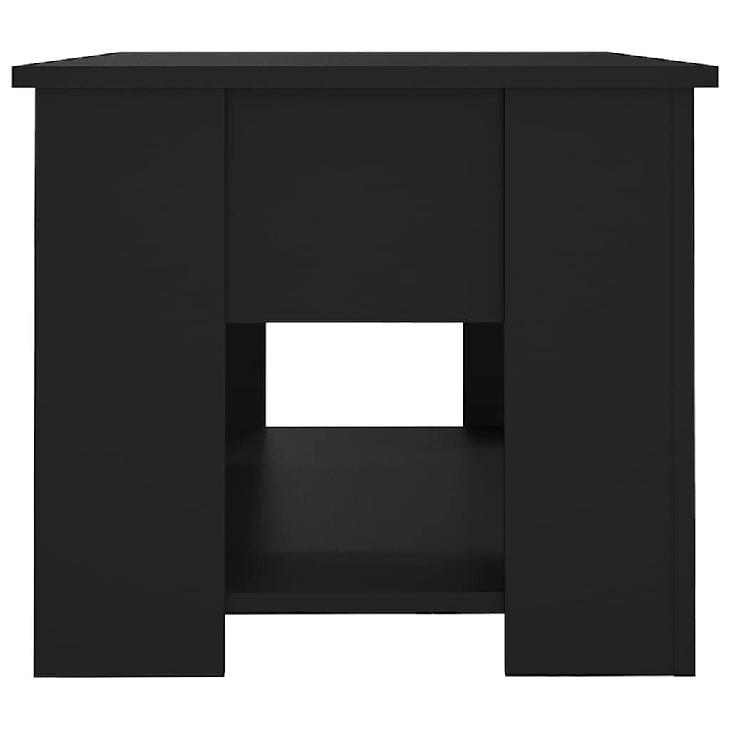 Table basse noir 79x49x41 cm bois d'ingénierie - XIOS