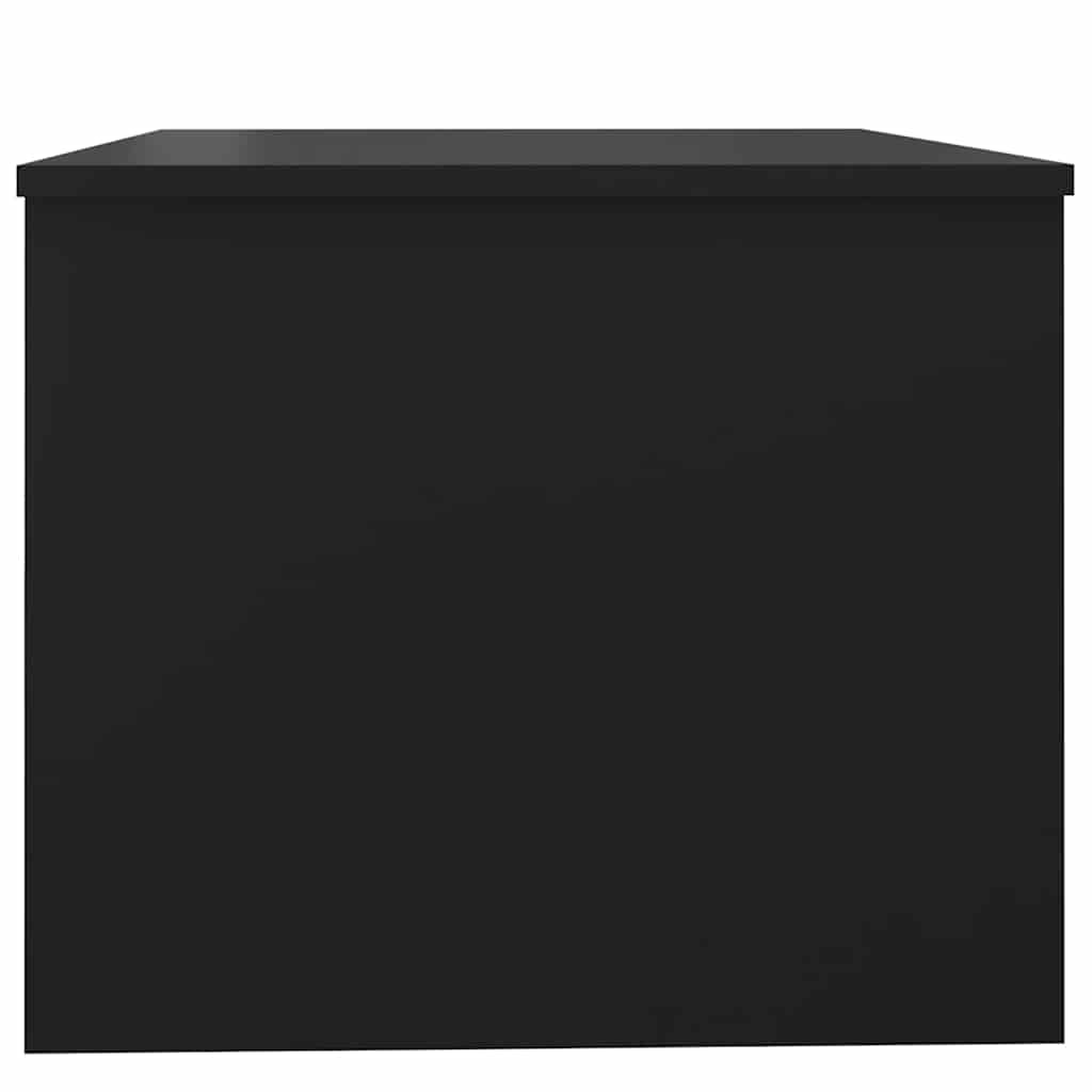 Table basse noir 80x50x42,5 cm bois d'ingénierie - XIOS