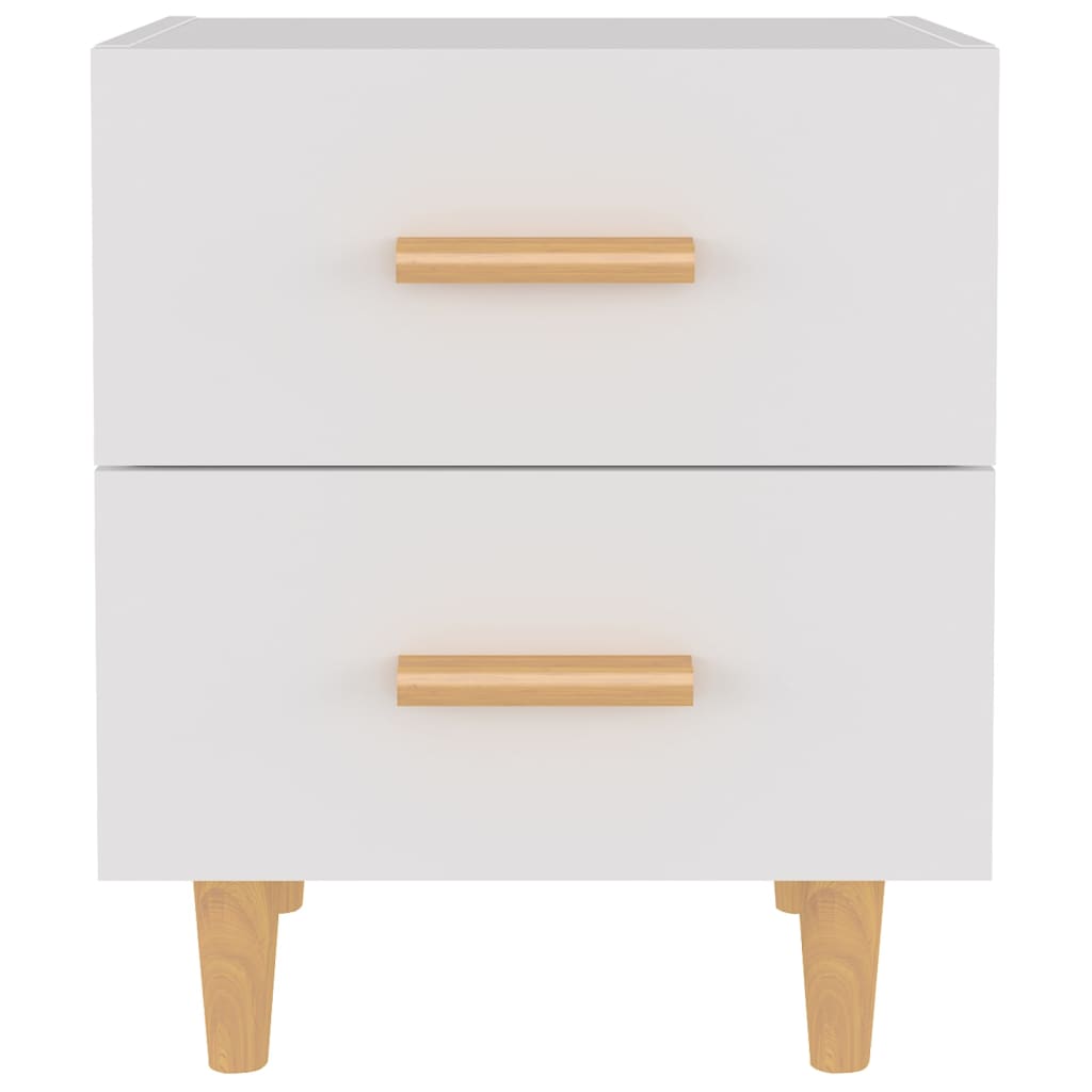 Tables de chevet 2 pcs Blanc 40x35x47,5 cm - XIOS