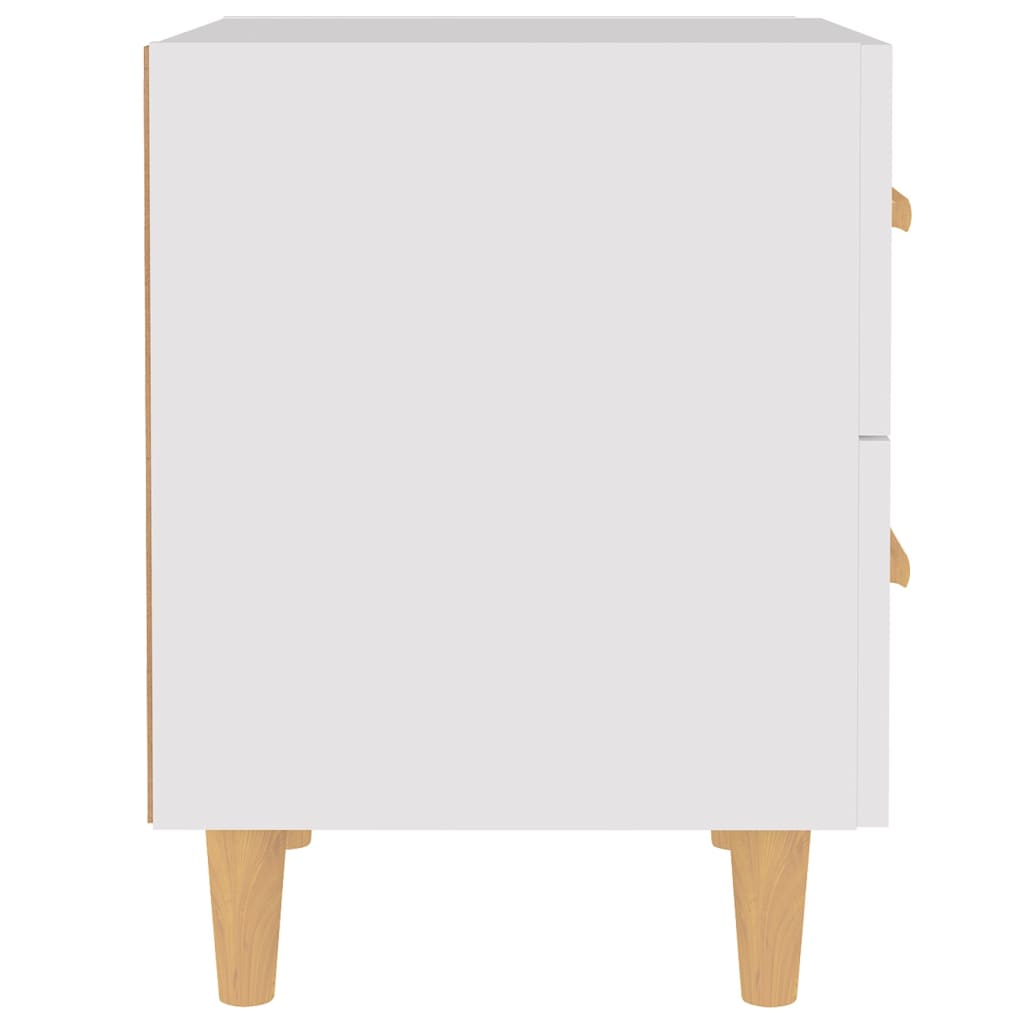 Tables de chevet 2 pcs Blanc 40x35x47,5 cm - XIOS