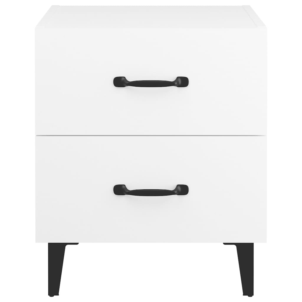 Tables de chevet 2 pcs Blanc 40x35x47,5 cm - XIOS
