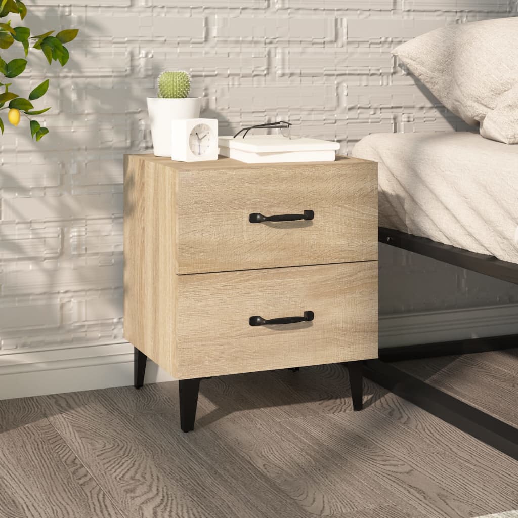 Table de chevet Chêne sonoma 40x35x47,5 cm - XIOS