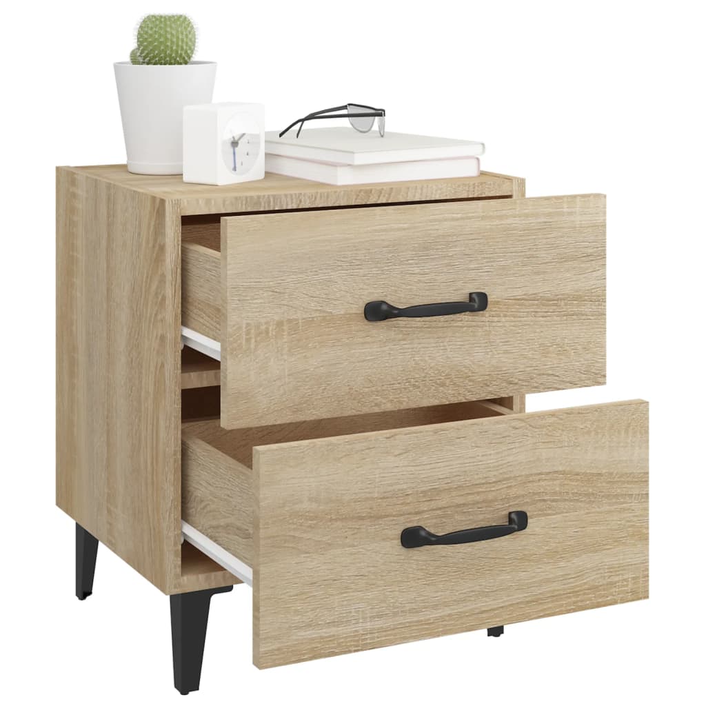 Tables de chevet 2 pcs Chêne sonoma 40x35x47,5 cm - XIOS