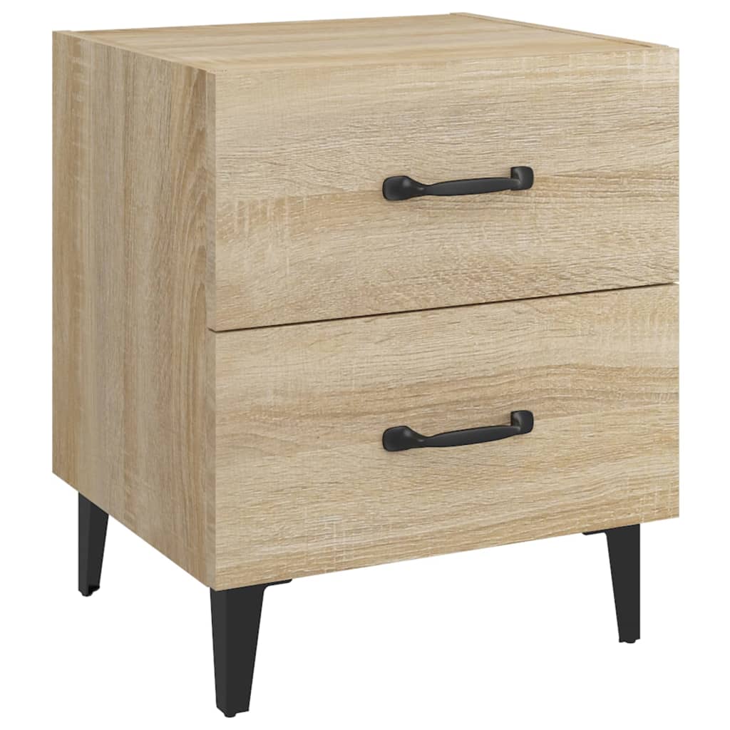 Tables de chevet 2 pcs Chêne sonoma 40x35x47,5 cm - XIOS