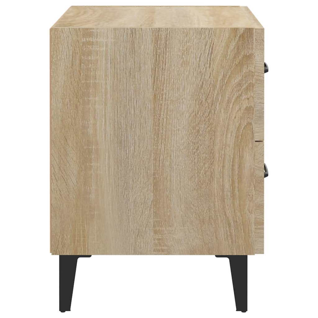 Tables de chevet 2 pcs Chêne sonoma 40x35x47,5 cm - XIOS