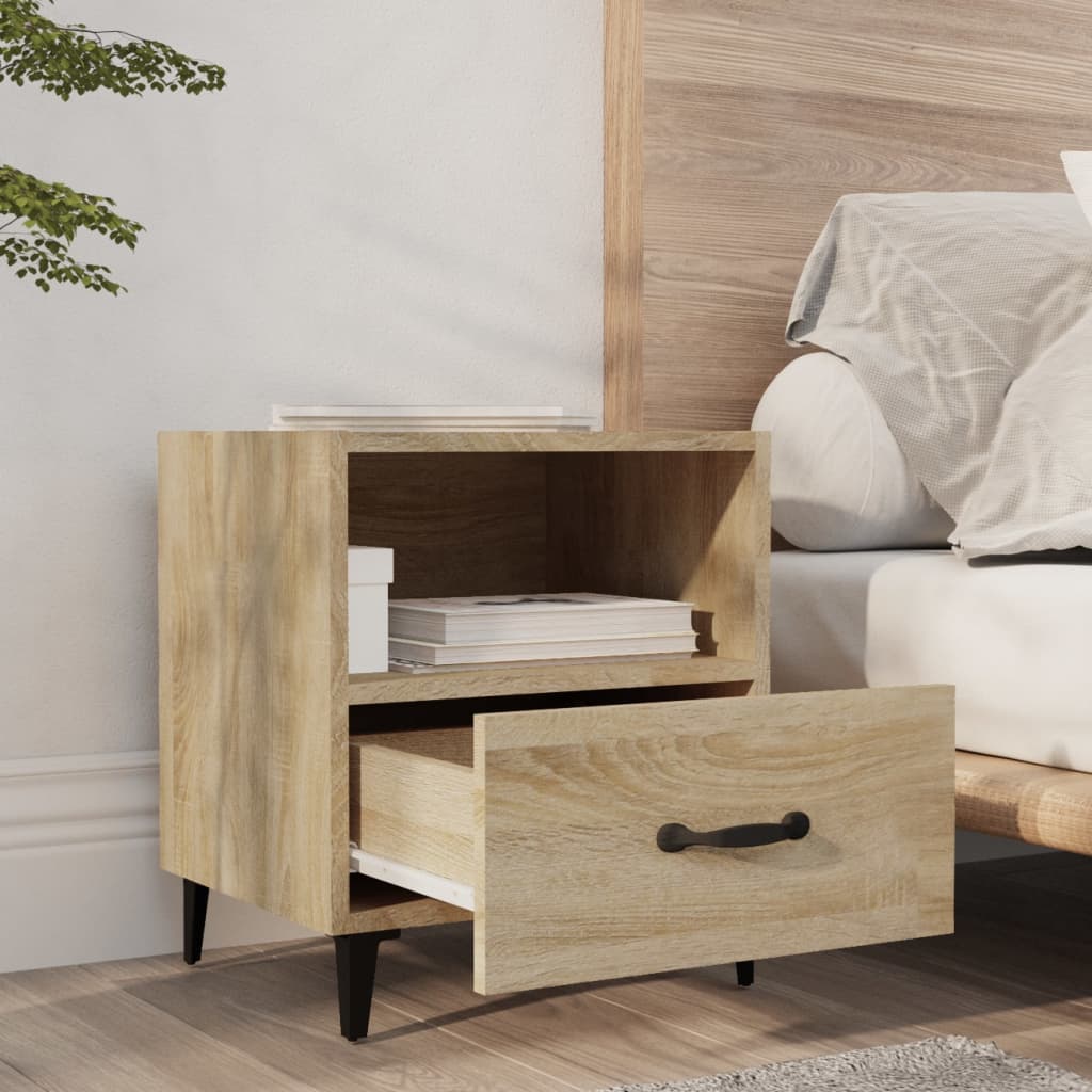 Table de chevet Chêne sonoma Bois d'ingénierie - XIOS