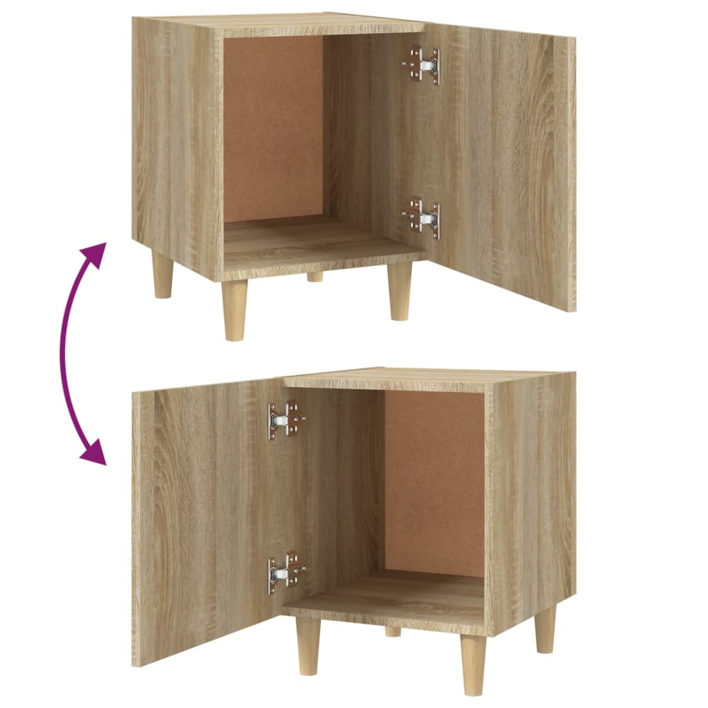 Tables de chevet 2 pcs Chêne Sonoma Bois d'ingénierie - XIOS