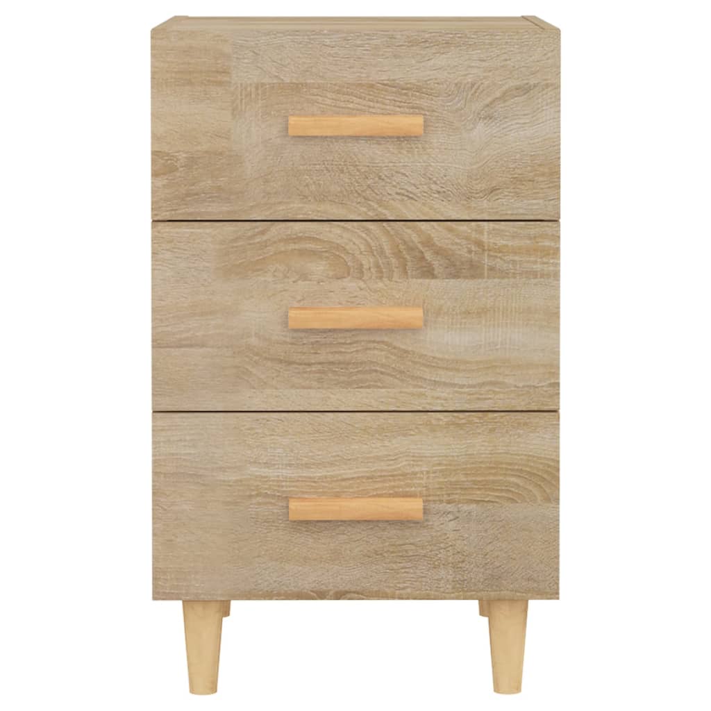 Table de chevet chêne sonoma 40x40x66 cm bois d'ingénierie - XIOS