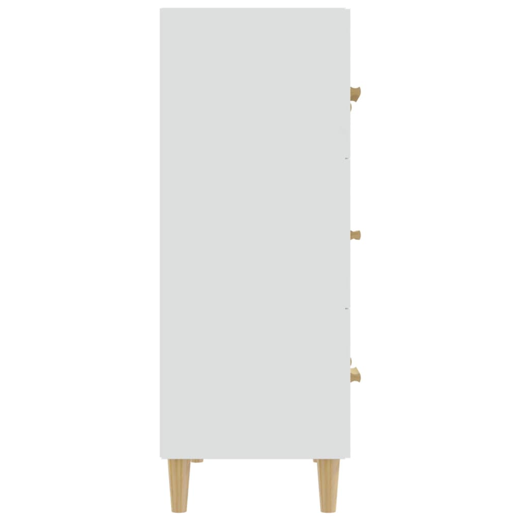 Buffet Blanc 70x34x90 cm Bois d'ingénierie - XIOS
